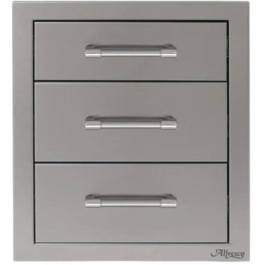 Alfresco 17-Inch Three-Tier Storage Drawers