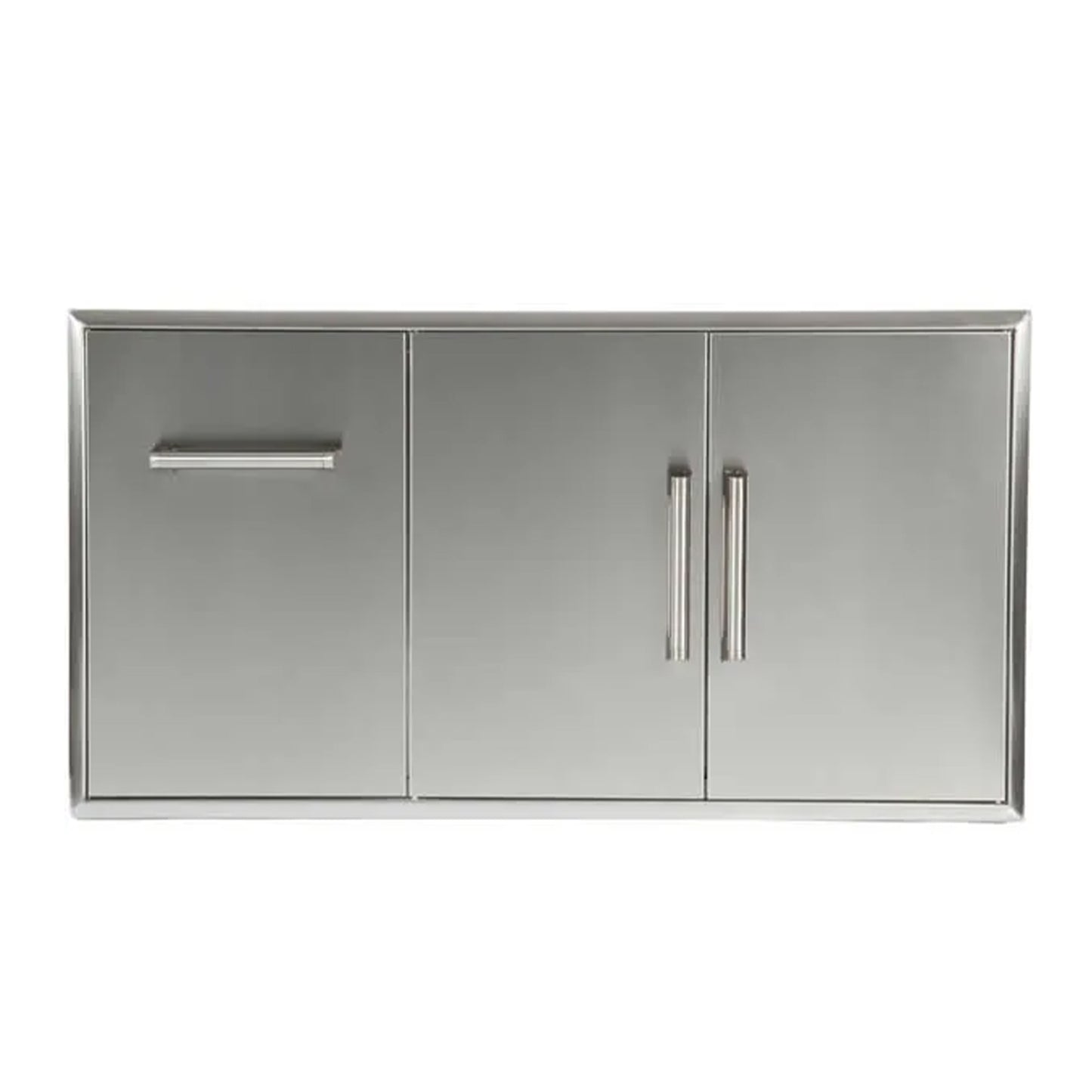 Coyote 45-Inch Double Access Doors with Roll-Out Trash/Propane Tank Drawer