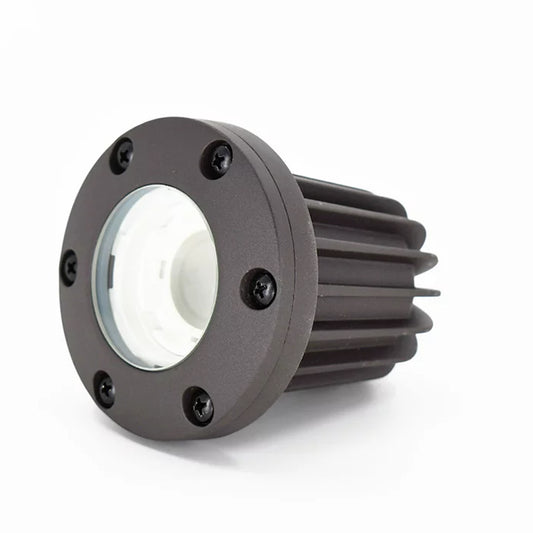 Lumien Lighting Bronze Aluminum In-Ground Light, Open Face