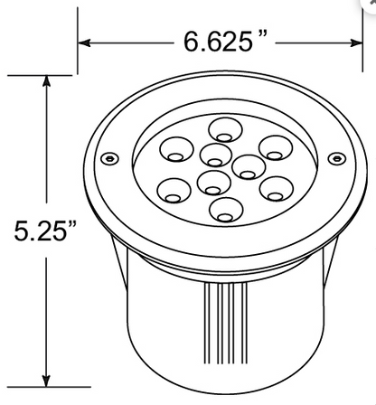 Encore Landscape Lighting UL-54-LED-9W-RGB