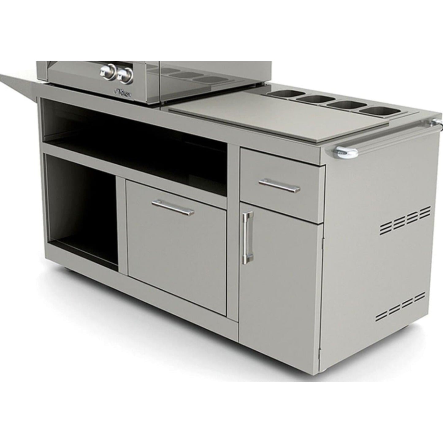 Alfresco Grills 30-Inch Deluxe Pizza Oven Prep Cart