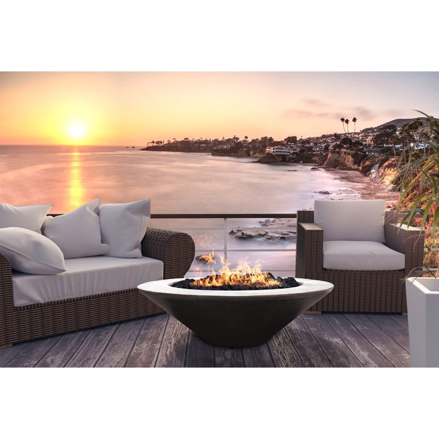 Prism Hardscapes Embarcadero Fire Table