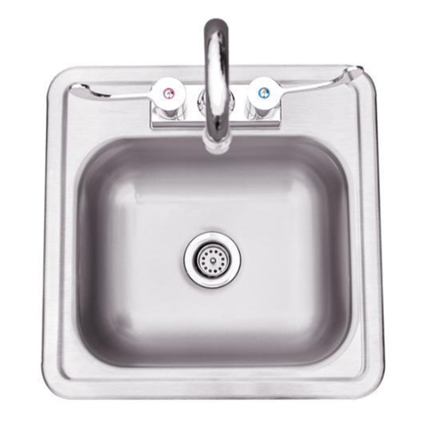 Summerset 15-Inch Stainless Steel Drop-in Sink & Hot/Cold Faucet