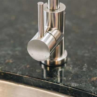 Summerset 19-Inch Stainless Steel Undermount Sink & 360º Hot/Cold Faucet