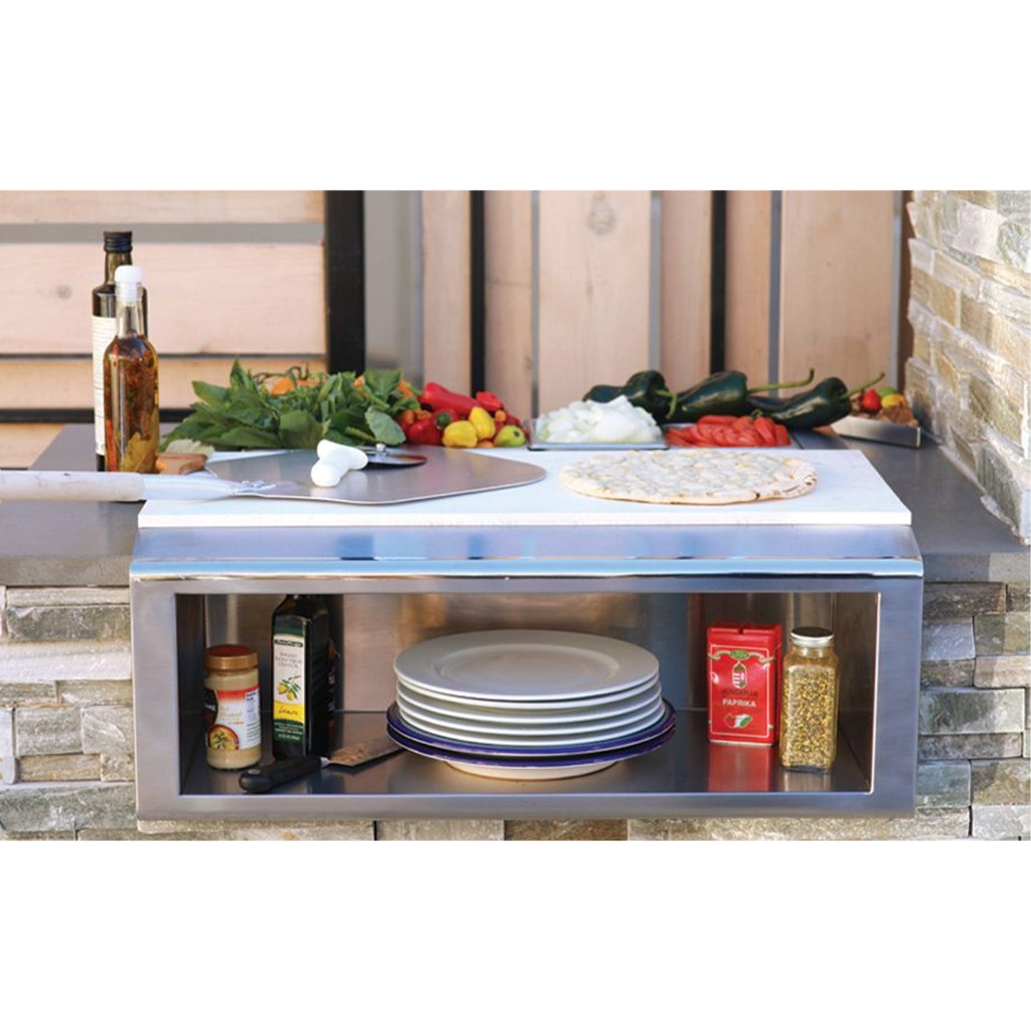 Alfresco 30-Inch Plating and Garnish Center