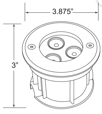 Encore Landscape Lighting UL-54-3W-RGB