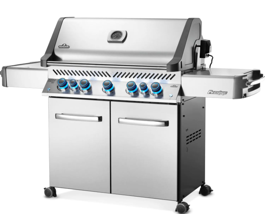 Napoleon Prestige® 665 Gas Grill w/ Infrared Side & Rear Burners (Stainless Steel)