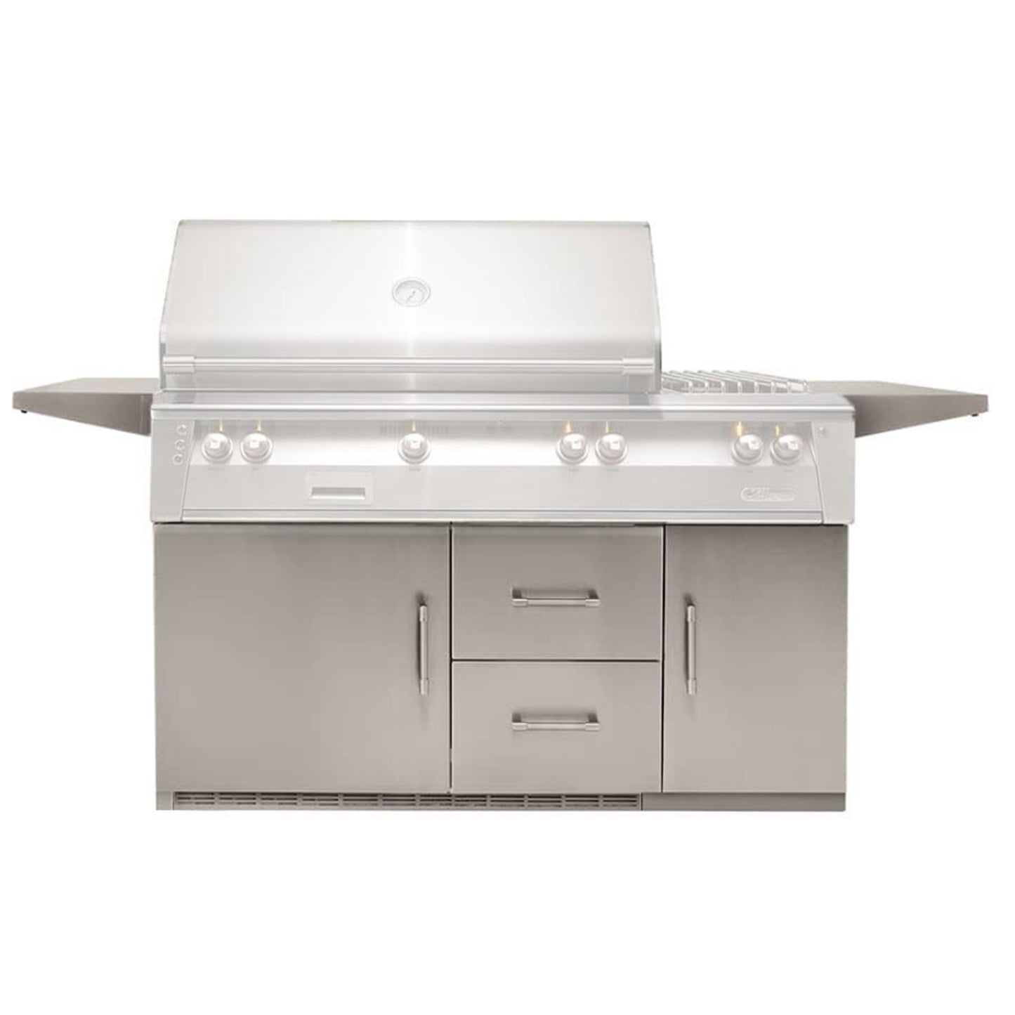 Alfresco 42-Inch or 56-Inch Built-In Refrigerator with Cart