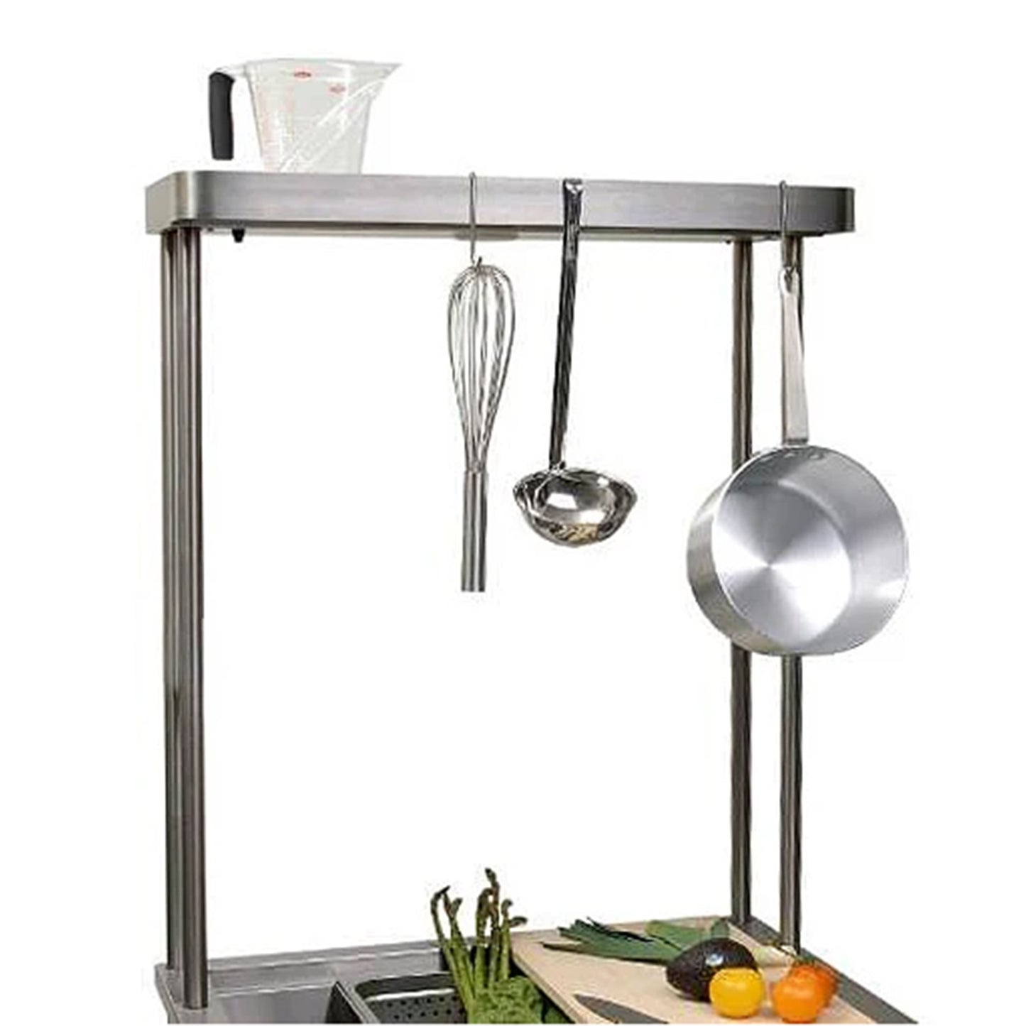 Alfresco High Shelf w/ Pot Rack and Light