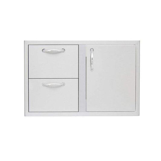 Blaze 32-Inch Access Door & Double Drawer Combo