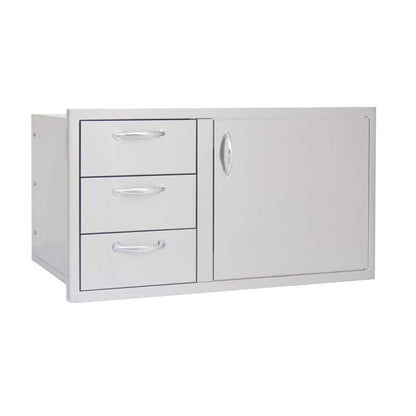 Blaze 39-Inch Access Door and Triple Drawer Combo