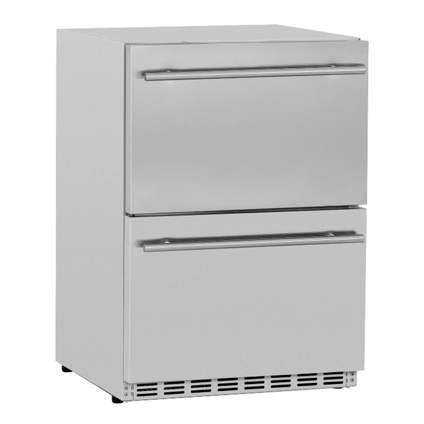 Summerset 24-Inch Deluxe Outdoor Rated 2-Door Fridge