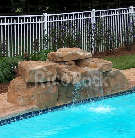 Rico Rock® 3 Foot Modular Swimming Pool Waterfall Kit