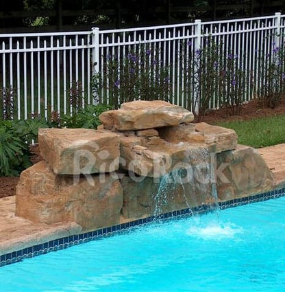Rico Rock® 3 Foot Modular Swimming Pool Waterfall Kit