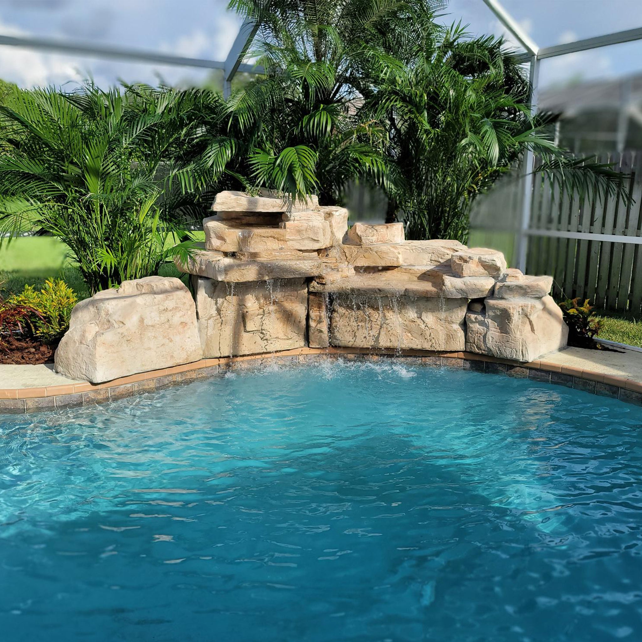 Faux Rock Waterfalls