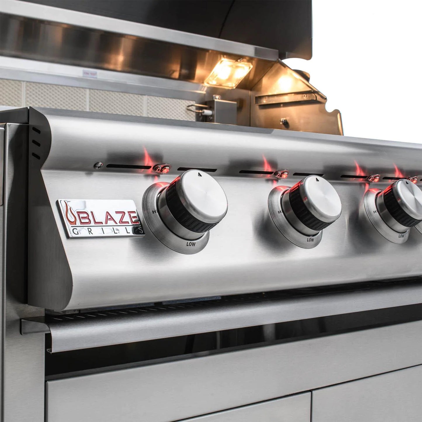 Blaze Premium LTE 40-Inch 5-Burner Grill w/ Rear Burner & Grill Lights