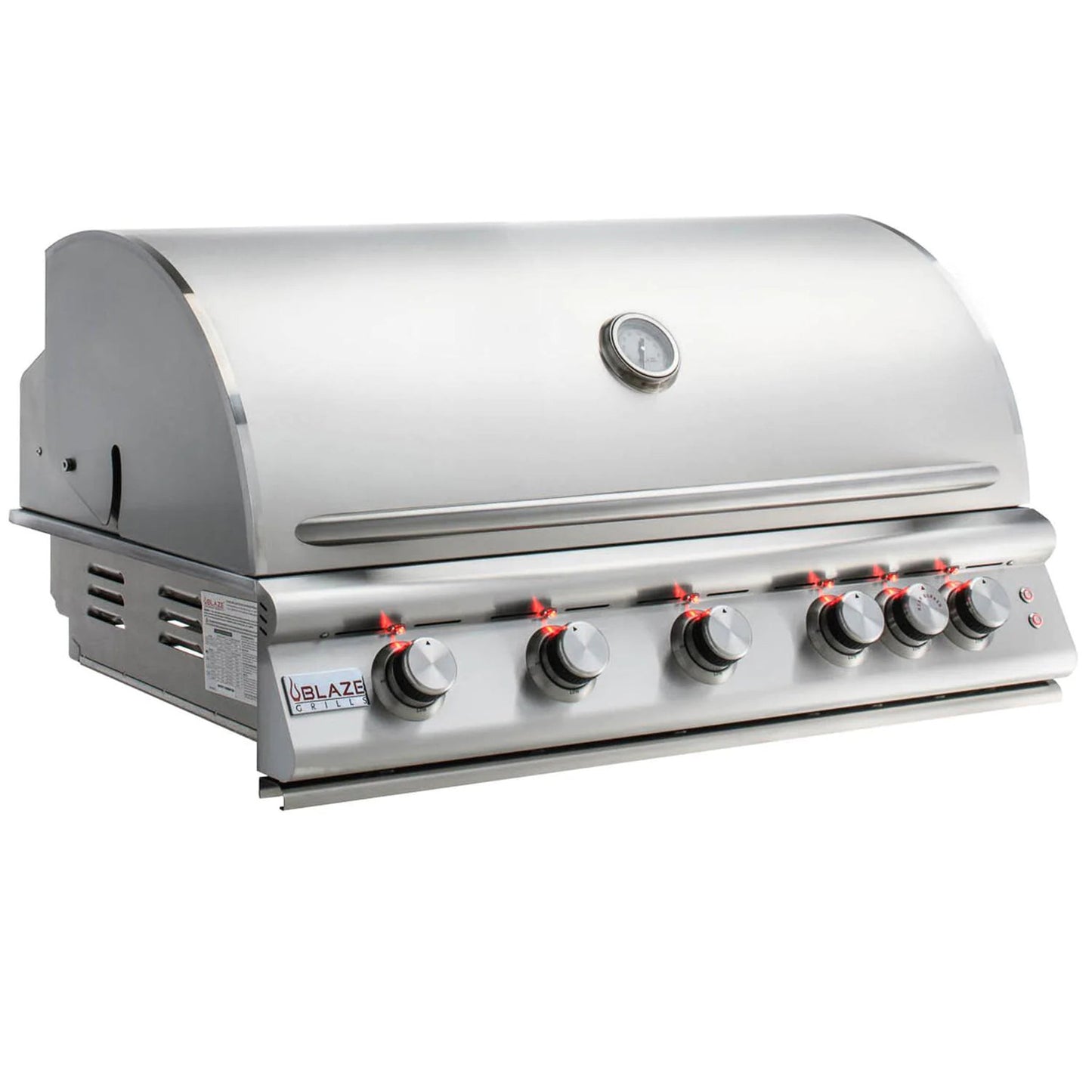 Blaze Premium LTE 40-Inch 5-Burner Grill w/ Rear Burner & Grill Lights