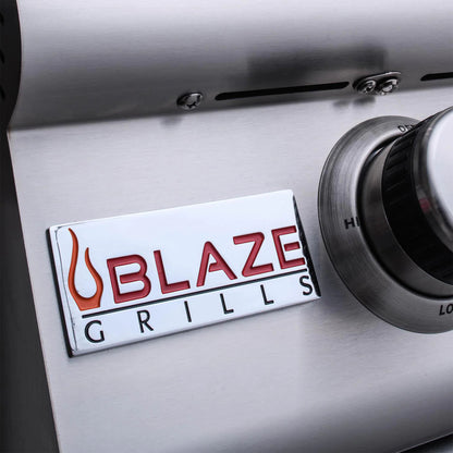 Blaze Premium LTE 32-Inch 4 Burner Built-In Grill w/ Rear Burner & Grill Lights