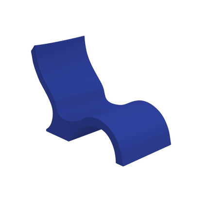 Dark Blue Ledge Lounger Signature Chair Lowback