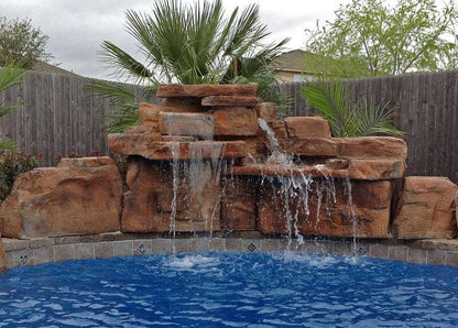 Rico Rock® 4 Foot Double Swimming Pool Waterfall Kit