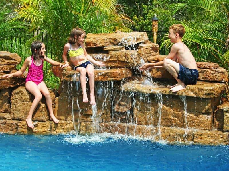 Rico Rock® 4 Foot Double Swimming Pool Waterfall Kit