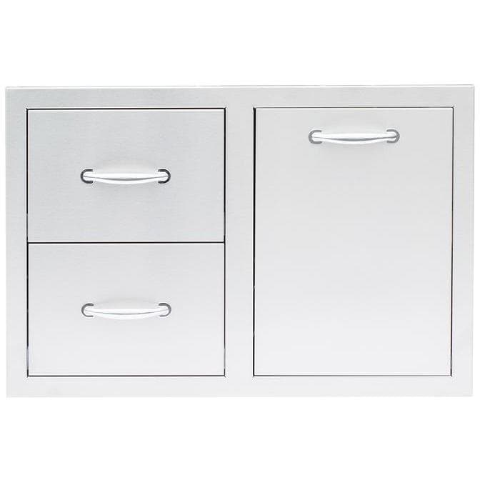 Summerset 33-Inch 2-Drawer Vented LP Tank Pull-Out Drawer Combo