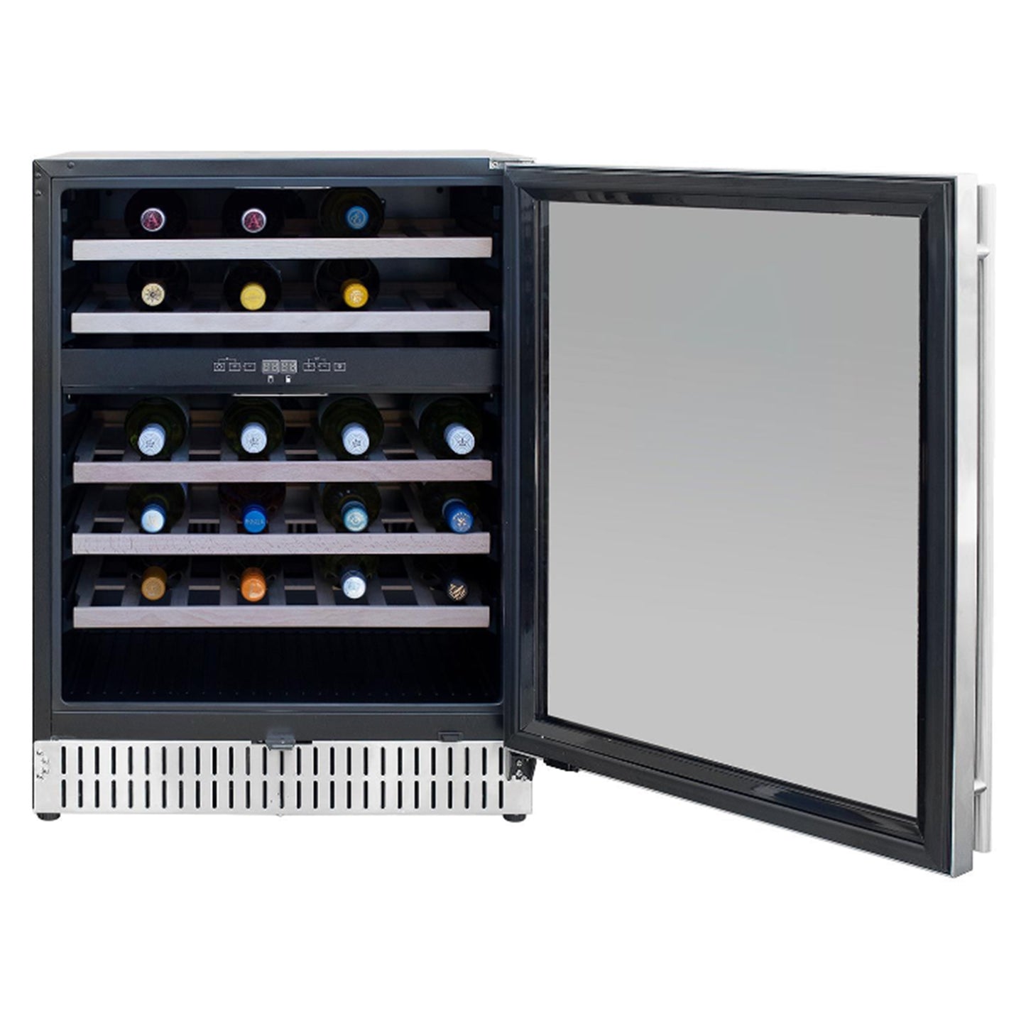Summerset 24-Inch Outdoor Rated Dual Zone Wine Cooler