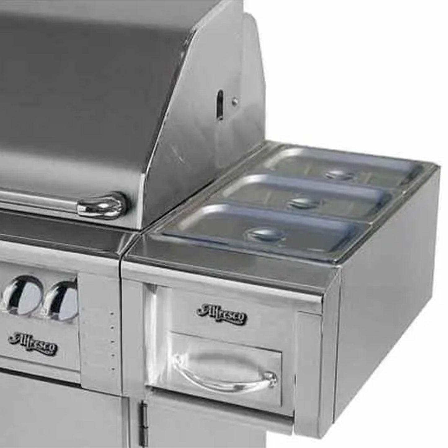 Alfresco 14-Inch Cart Mount Food Warmer