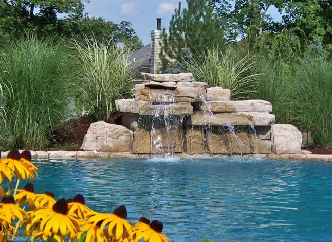 Rico Rock® 4 Foot Double Swimming Pool Waterfall Kit