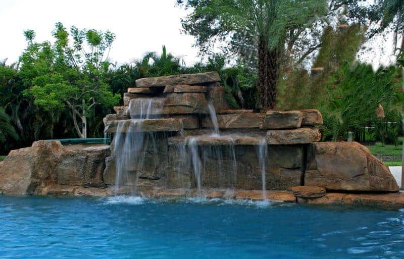 Rico Rock® 4 Foot Double Swimming Pool Waterfall Kit