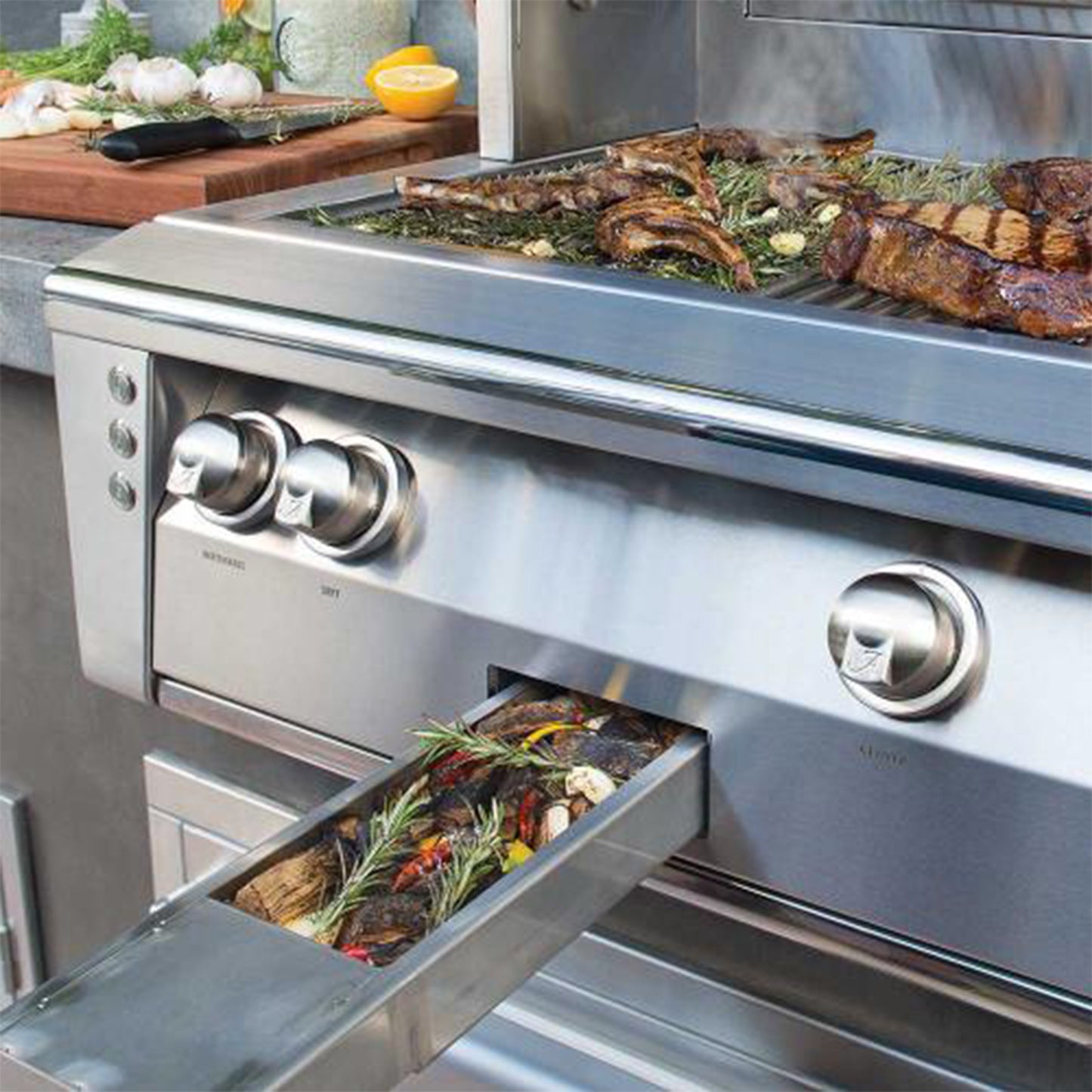 Alfresco 56-Inch Deluxe Freestanding Grill