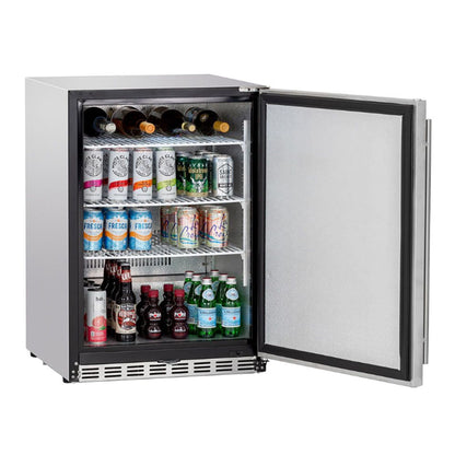 Summerset 24-Inch 5.3 Cu. Ft. Deluxe Outdoor Rated Fridge