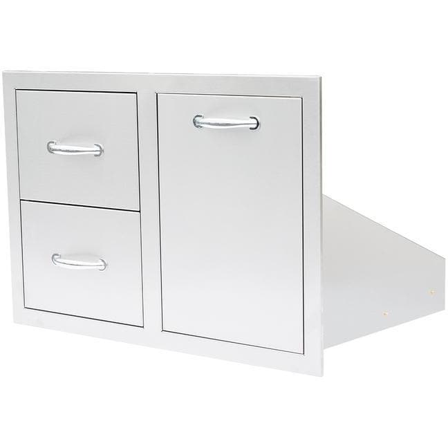 Summerset 33-Inch 2-Drawer Vented LP Tank Pull-Out Drawer Combo