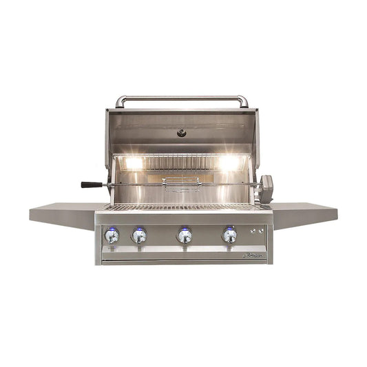 Artisan Professional 32-Inch 3-Burner Built-In Gas Grill w/ Rotisserie