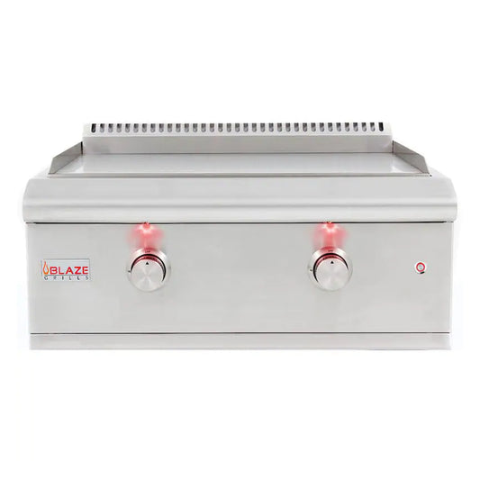Blaze Premium LTE 30-Inch Built-In Gas Griddle w/ Lights