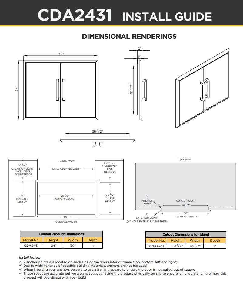 Coyote Double Access Doors