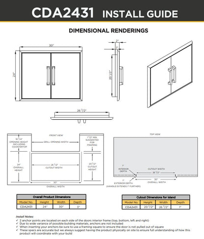 Coyote Double Access Doors