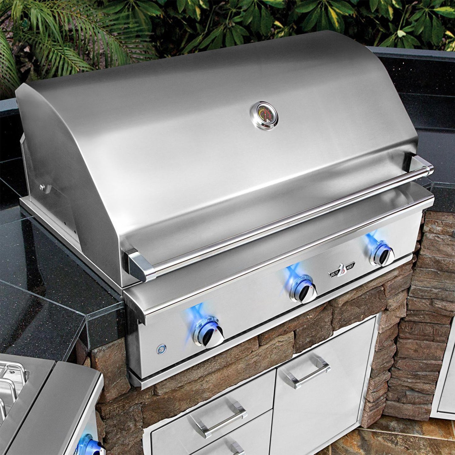 Delta Heat 38-Inch 3-Burner Built-In Gas Grill