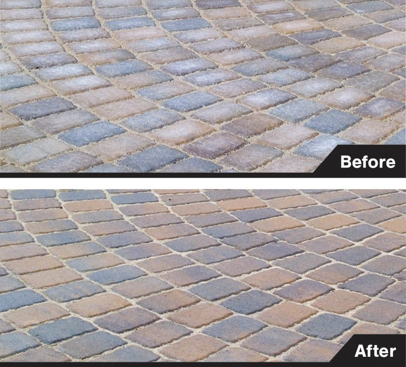 SRW Products EF Efflorescence Remover before & after photo