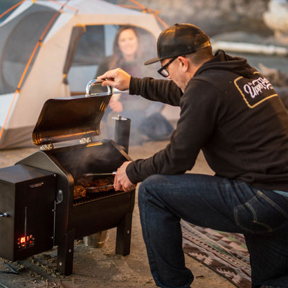 Green Mountain Grills Trek Pellet Grill w/ WiFi ideal for camping