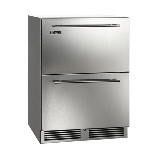 Perlick 24-Inch Signature Series Outdoor Refrigerator Drawers