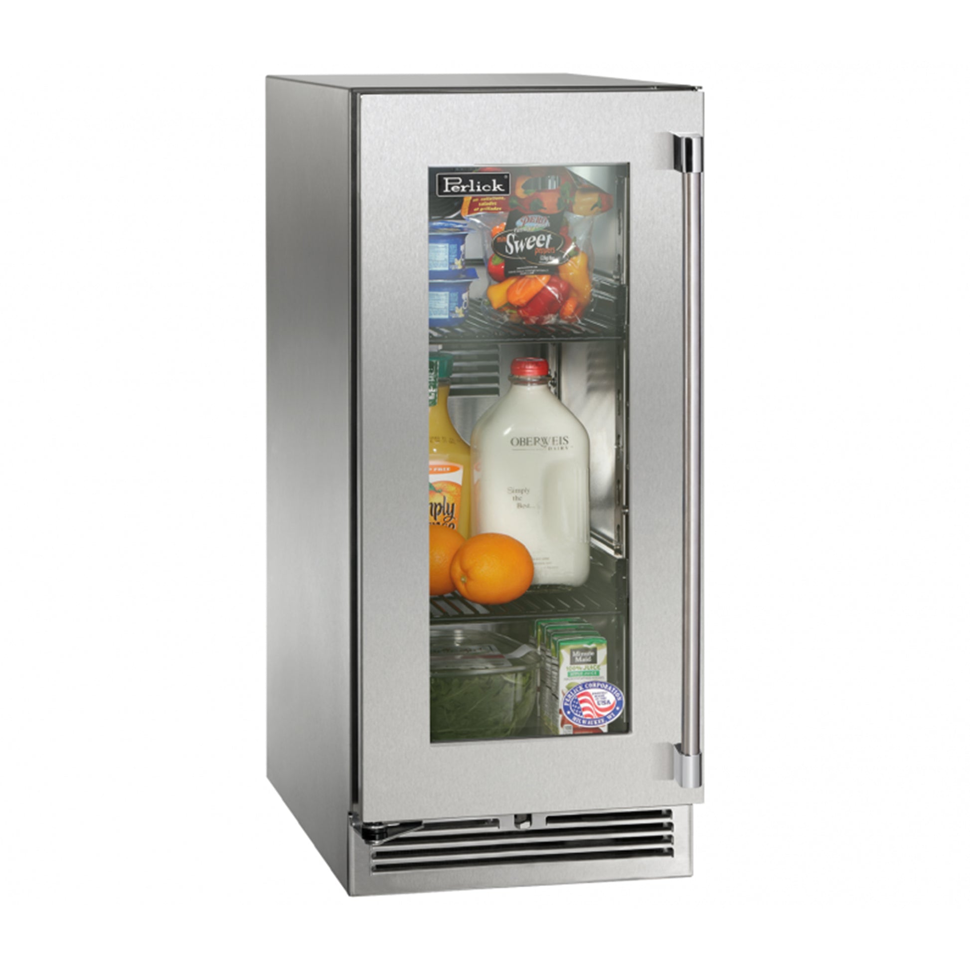 Perlick 18 Inch Signature Series Outdoor Shallow Depth Refrigerator With  Lock