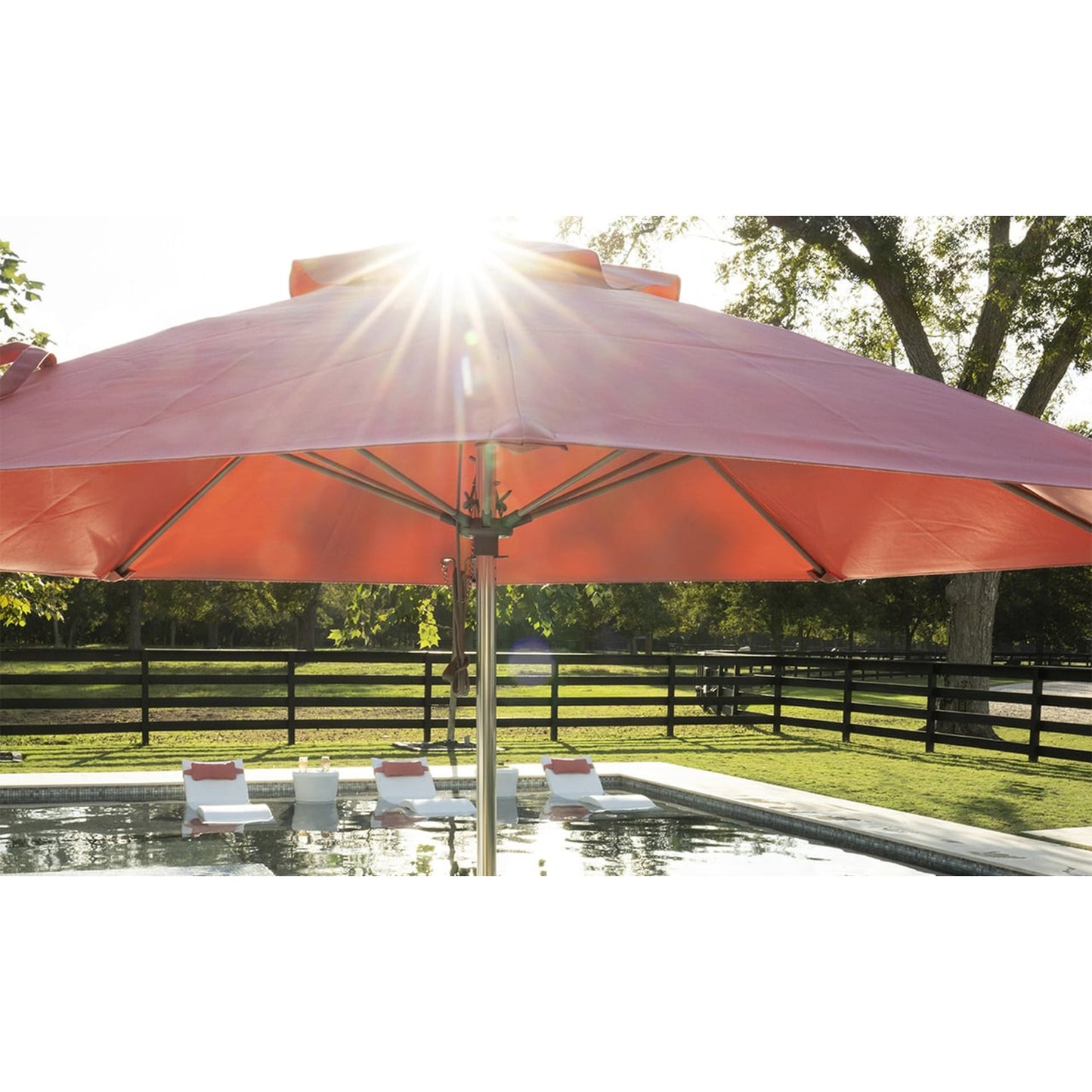 Ledge Lounger Premier Umbrella - Square Canopy