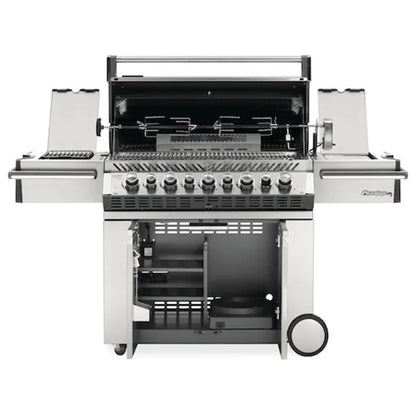 Napoleon Prestige PRO™ 665 Gas Grill w/ Infrared Rear & Side Burners (Stainless Steel)