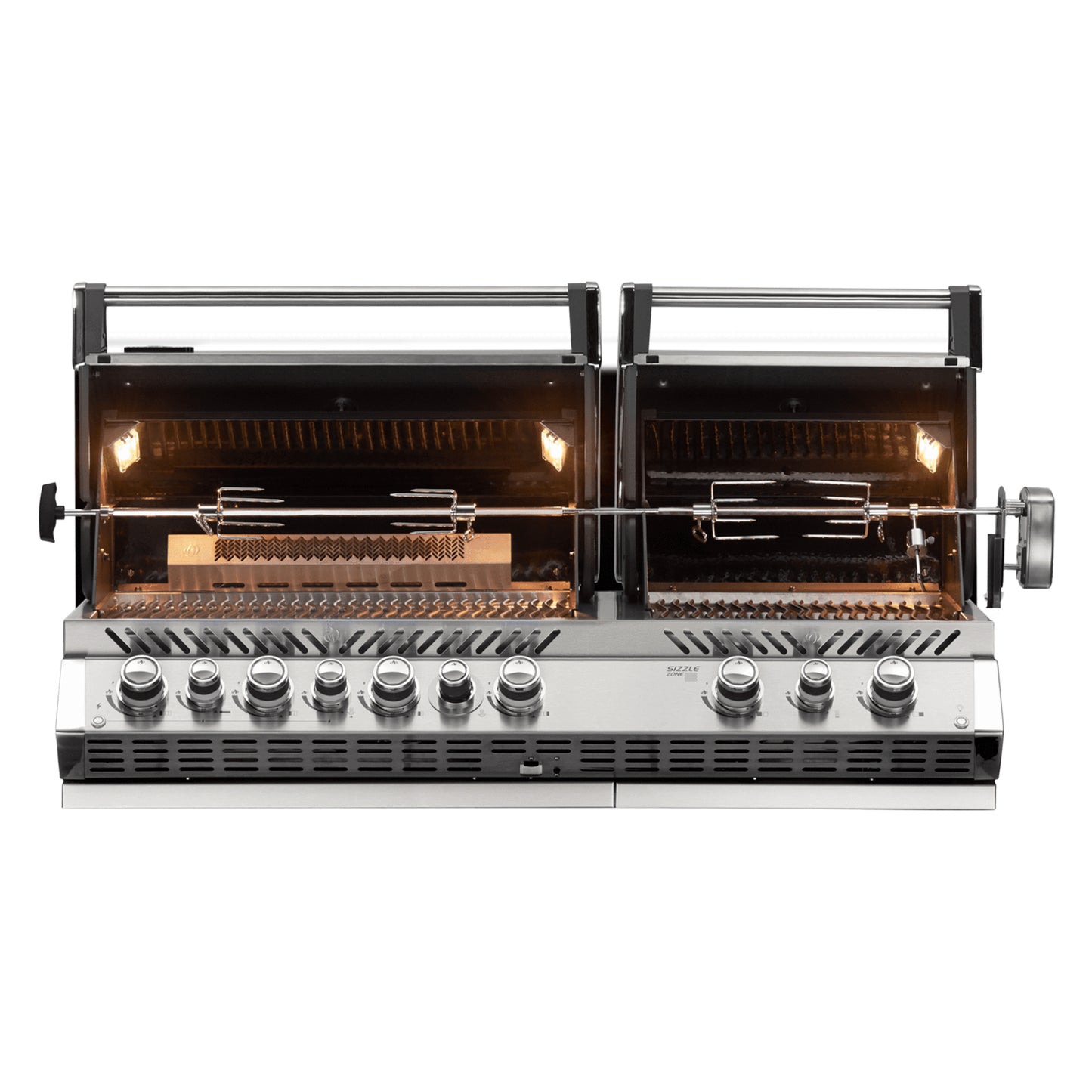 Napoleon Prestige PRO™ 825 Built-In Gas Grill w/ Infrared Bottom & Rear Burner (Stainless Steel)
