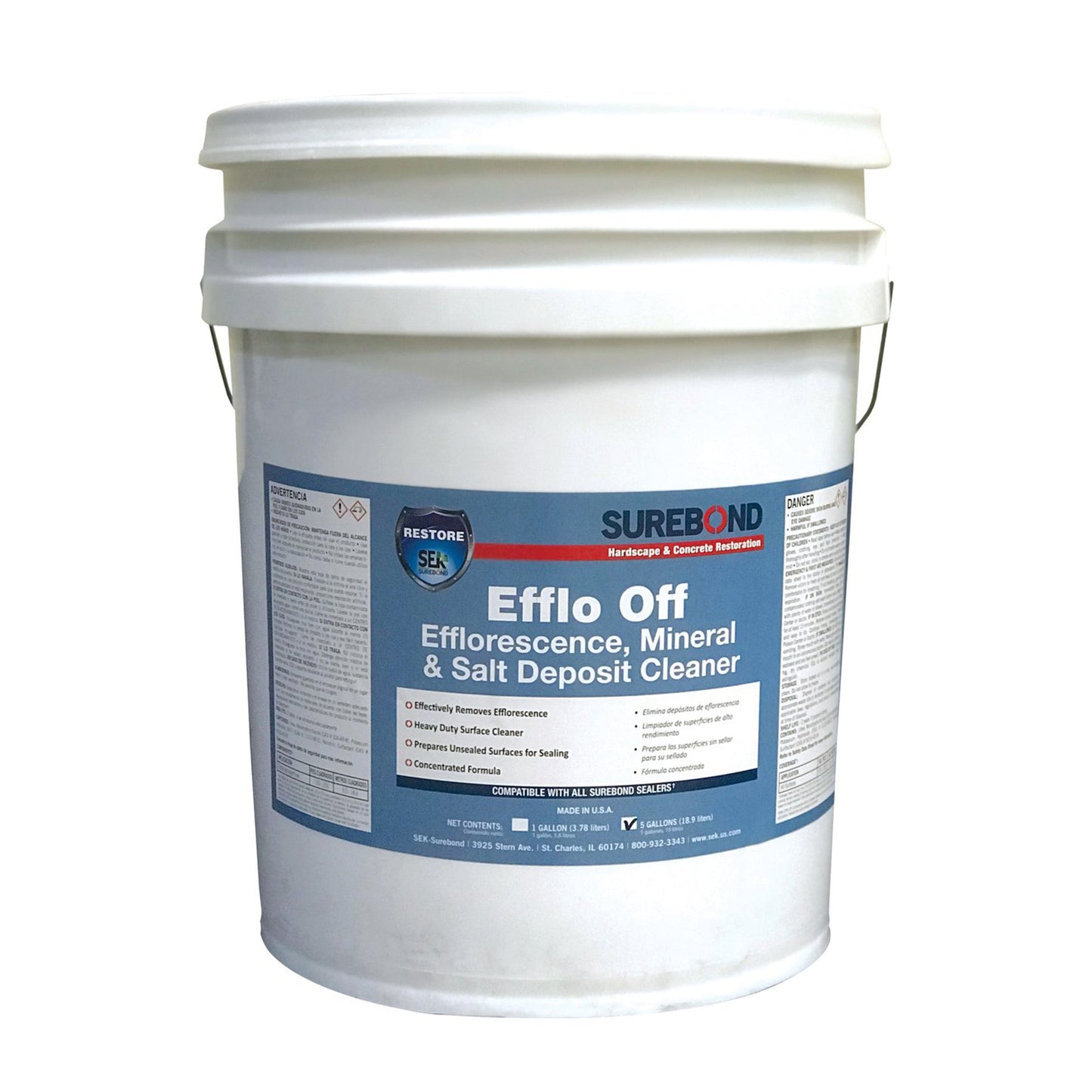 Surebond Efflo Off - Efflorescence, Mineral & Salt Deposit Cleaner