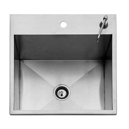 Twin Eagles 24-Inch Outdoor Sink with S/S Cover (Faucet Not Included)