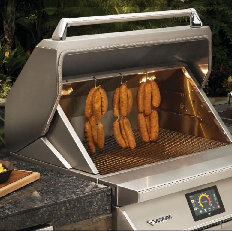 Twin Eagles 36-Inch Wi-Fi Controlled Built-In Stainless Steel Pellet Grill and Smoker