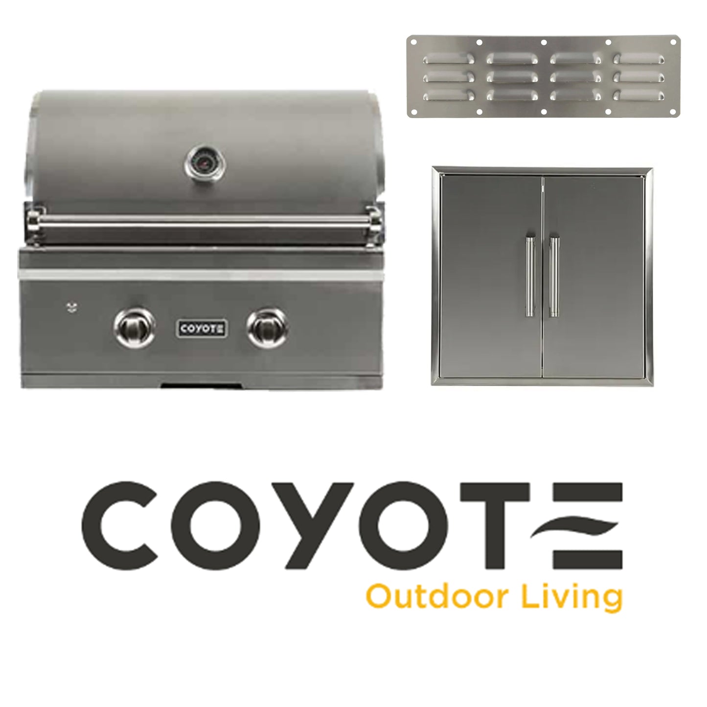 Coyote 28" C-Series Built-In Grill Package