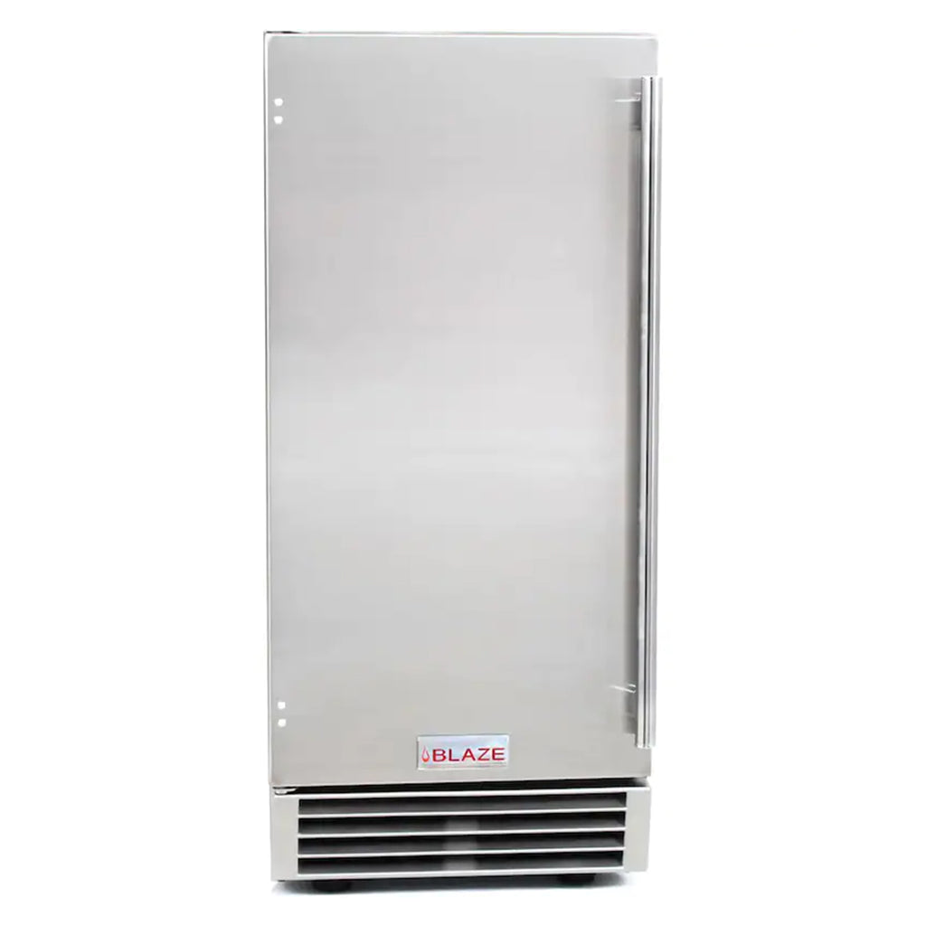Blaze 50 Lb. 15Inch Outdoor Rated Ice Maker w/ Gravity Drain OTP
